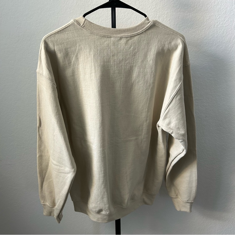 Cream Sweatshirt with Ghost Graphic - Picture 4 of 4